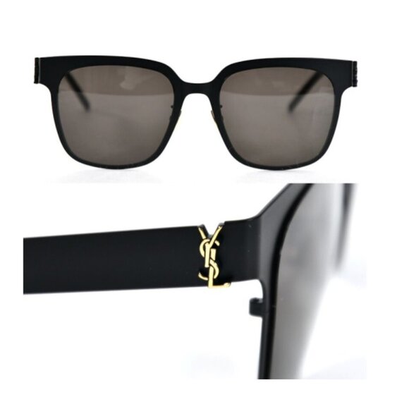 NIB Saint Laurent Grey Square Ladies Sunglasses SL M41 - Picture 1 of 16